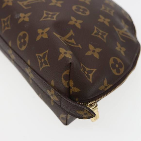 LOUIS VUITTON Monogram Trousse Demi Ronde Cosmetic Pouch M47520 LV Auth 78012 - Picture 15 of 16